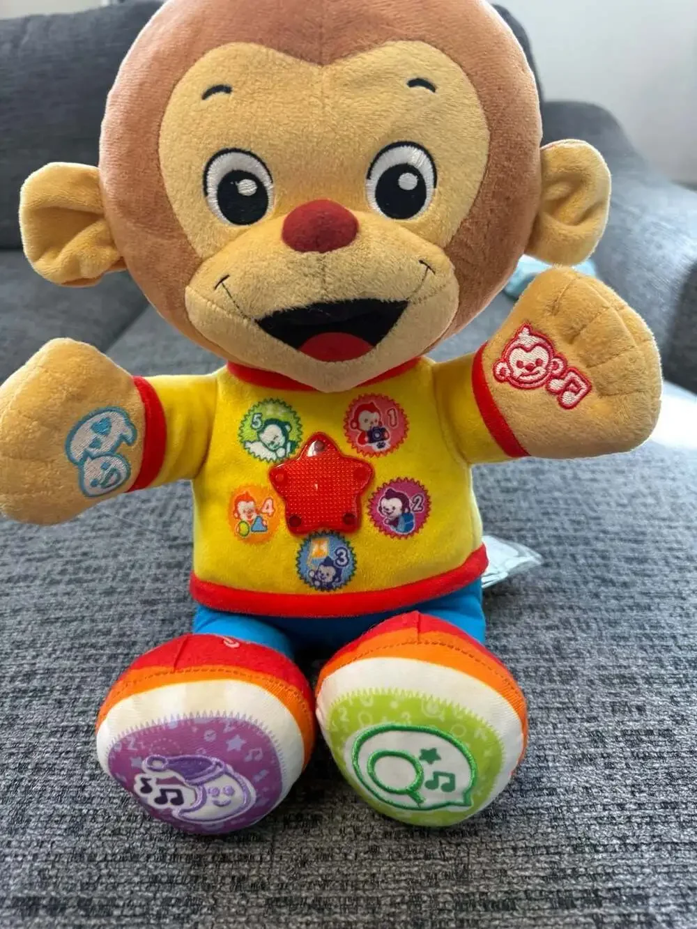 VTech Chat and Learn Reading Monkey Interactive Plush Toy